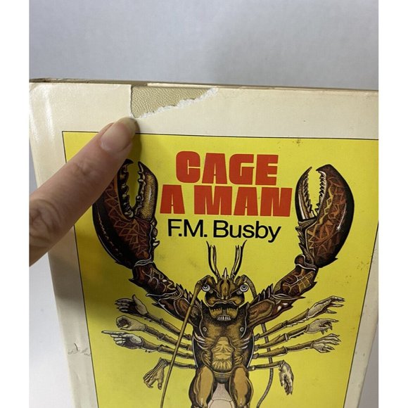 Cage A Man by F.M. Busby - Vintage Science Fiction w Dust Jacket BCE 1973 - Picture 3 of 9